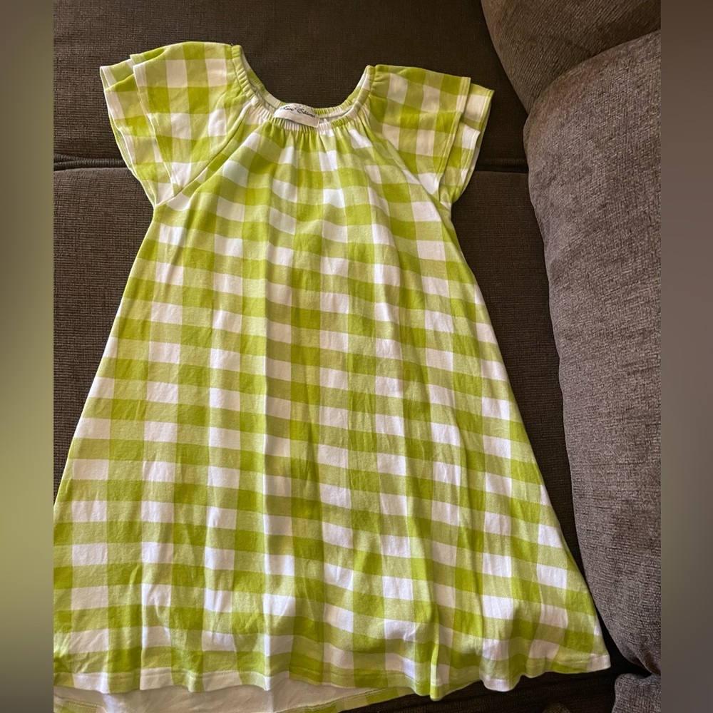 Rare Editions - Green and white dress - size 12